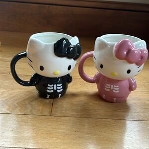 Hello Kitty Halloween Skeleton Ceramic Mug Set NTW